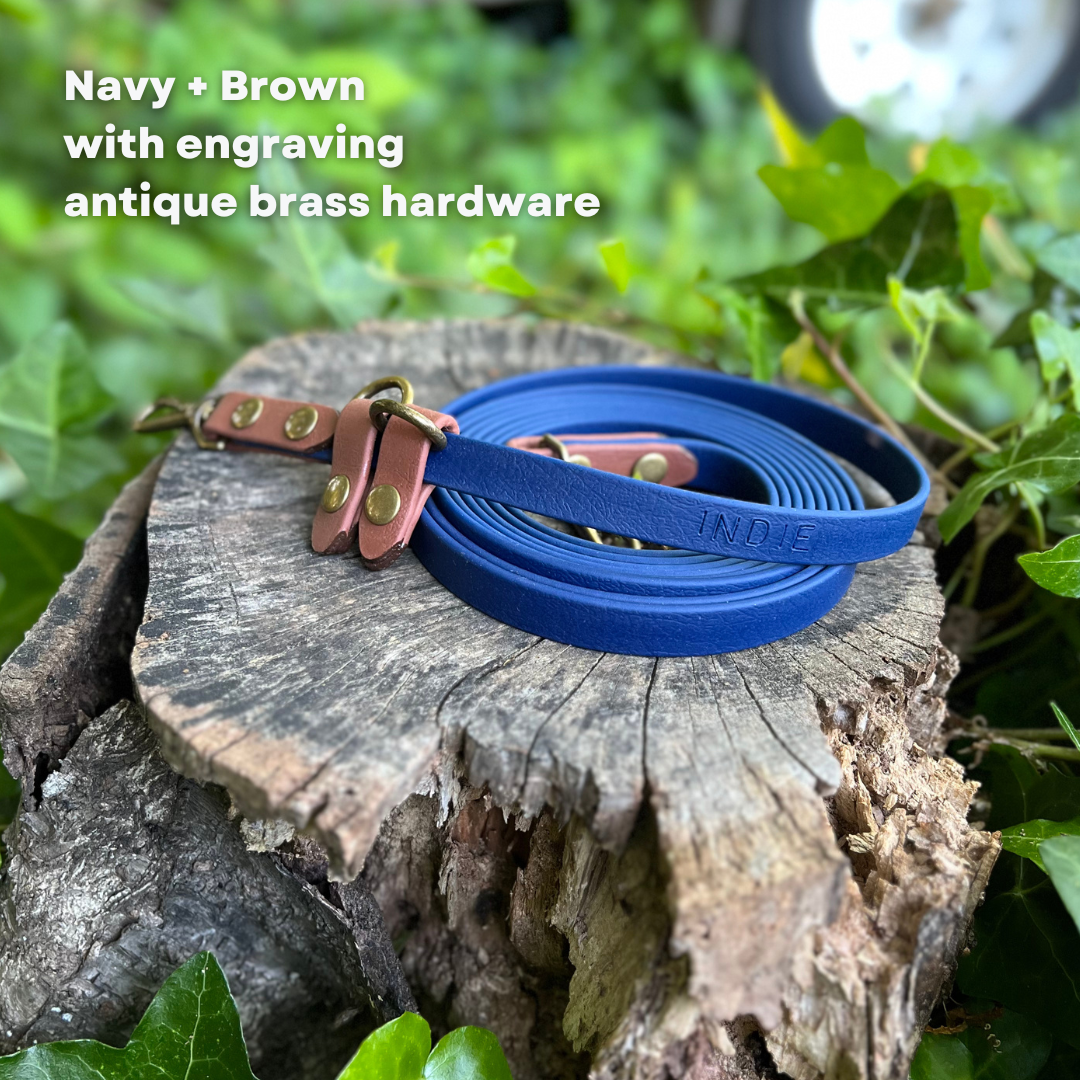 The Kylo Leash: Custom Convertible/Hands-Free BioThane® Cat Leash