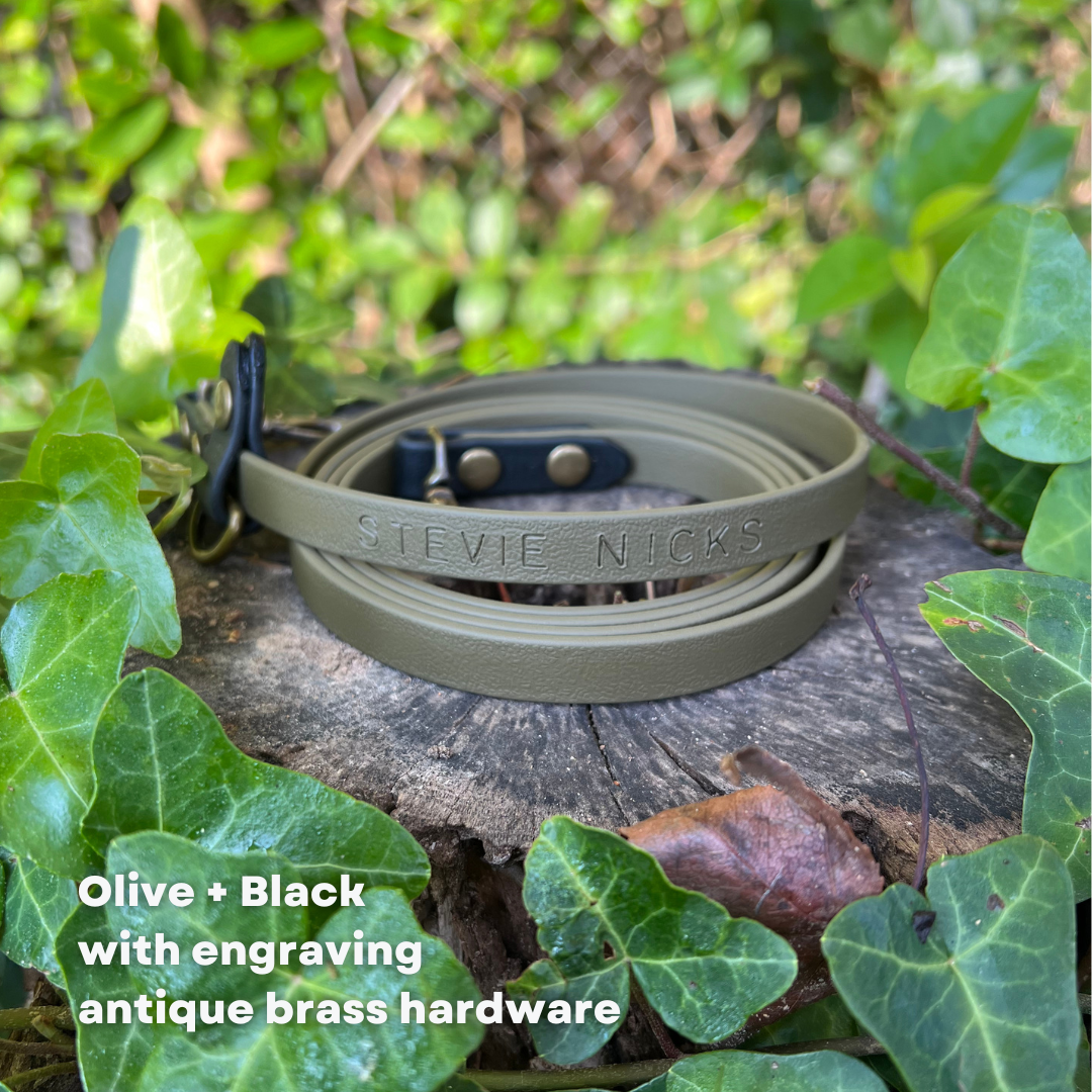 The Kylo Leash: Custom Convertible/Hands-Free BioThane® Cat Leash