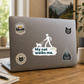 "My cat walks me" Sticker