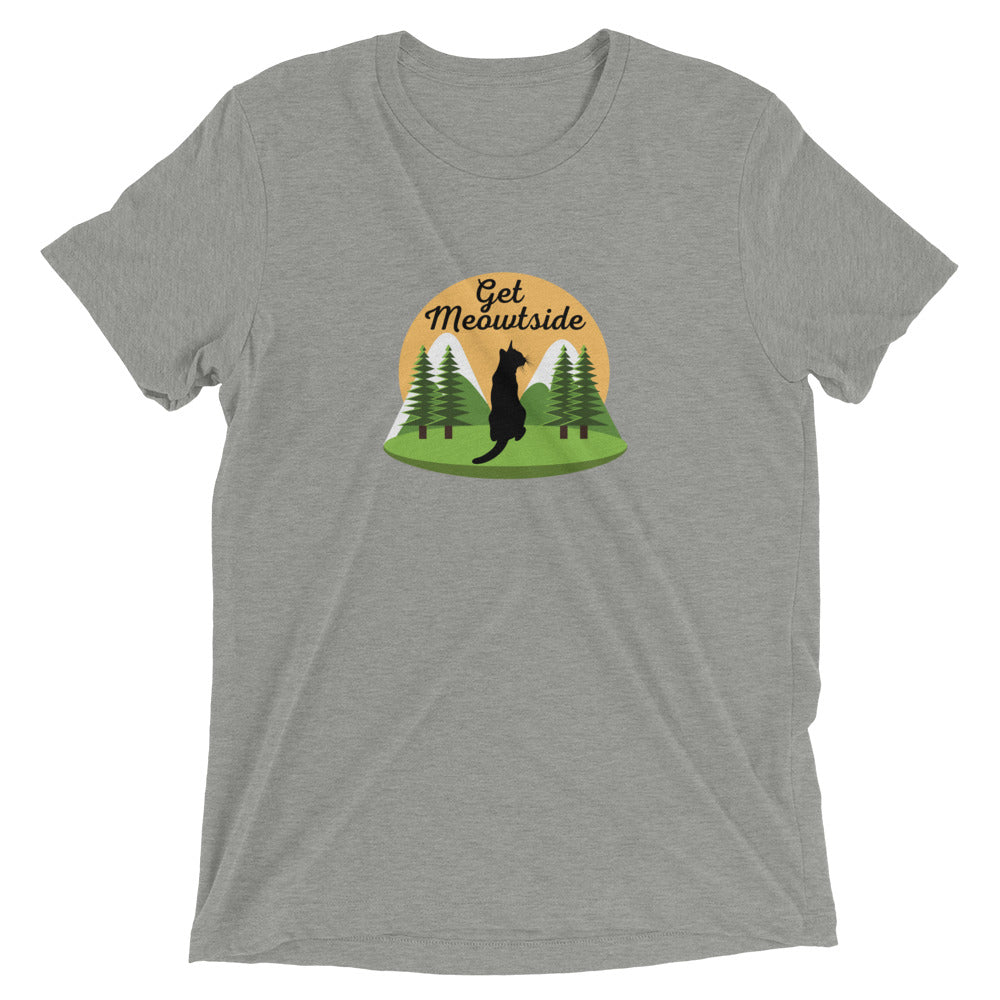 "Get Meowtside" Cat T-Shirt - 5 Colors